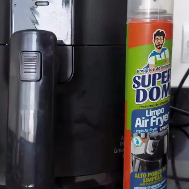 Spray Limpa Air Fryer Alto Poder De Limpeza, Dissolve A Gordura Limpeza Sem Esforço 250ml.